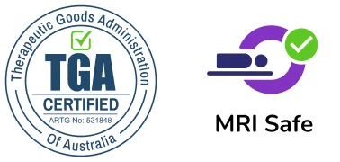TGA certified and MRI Safe